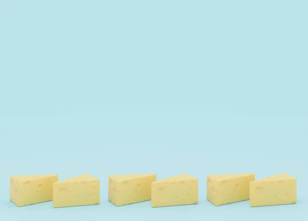 Cheese Image Background 3Dcg Image — Stock Photo, Image