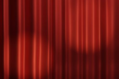 Sahnede kullanılan kırmızı perde 3dcg