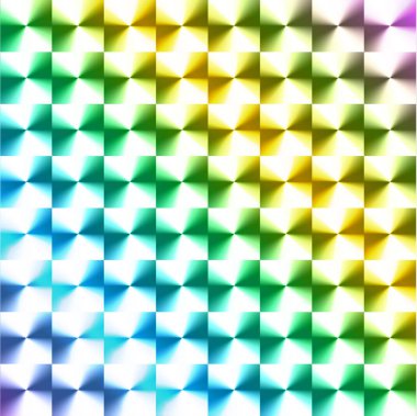 Parlak gökkuşağı hologram resim materyali