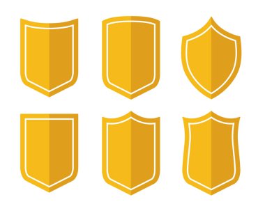 Çeşitli amblemler vektör illüstrasyon seti