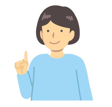 Açık mavi elbise / tek noktalı kız