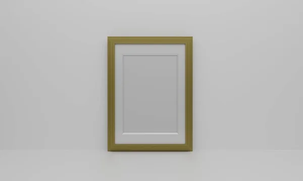 Vertical Frame Gold — Stock Photo, Image