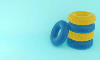 Arkaplanı 3DCG illüstrasyon resmi olarak süzül