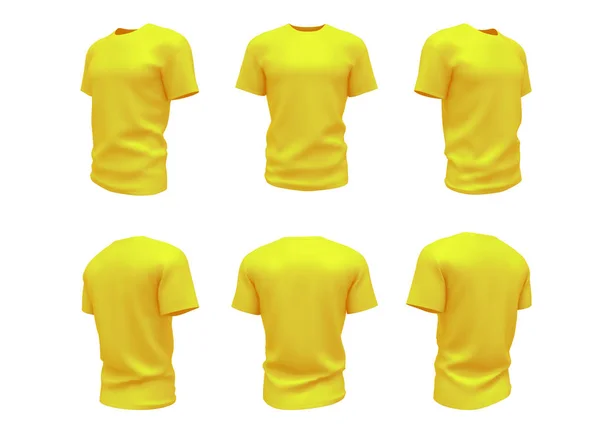 T恤衫黄 — 图库照片