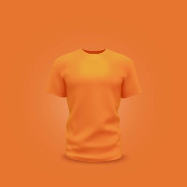 3d tişört turuncusu