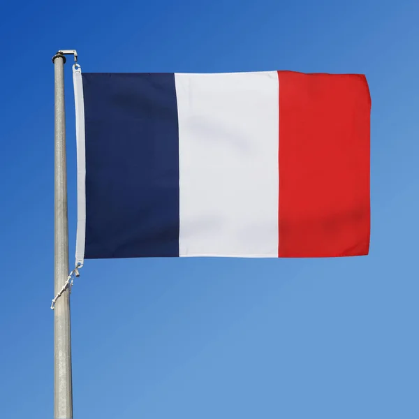 Franse Vlag Lucht — Stockfoto