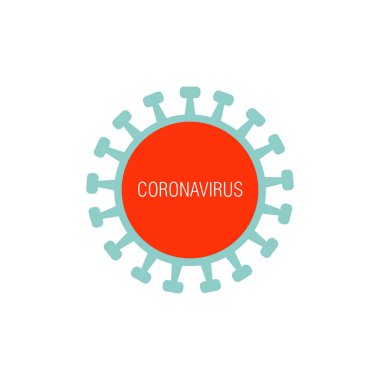 Patojen solunum koronavirüsü. antivirüs, tek virüs görüntüsü