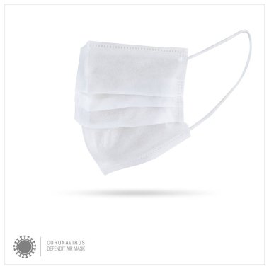 protective white air mask against virus outbreaks