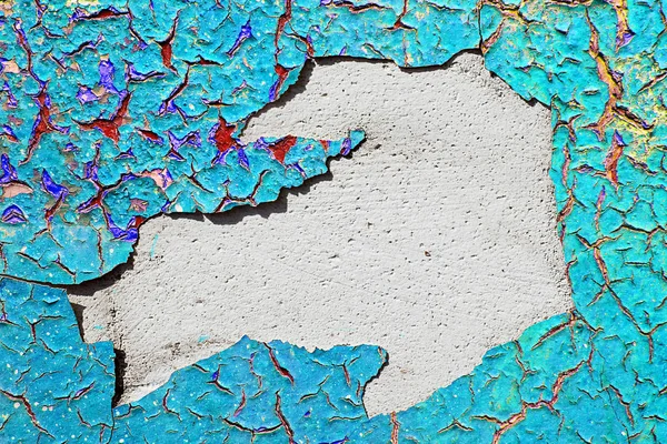  Metniniz için boş geçmiş. Cephe taş duvar kırık boya ile bir grunge eski sokakta doku