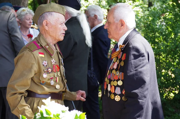 Odessa Ukraina Maj 2012 Parade Firar Segerdagen Den Andra Världskriget — Stockfoto