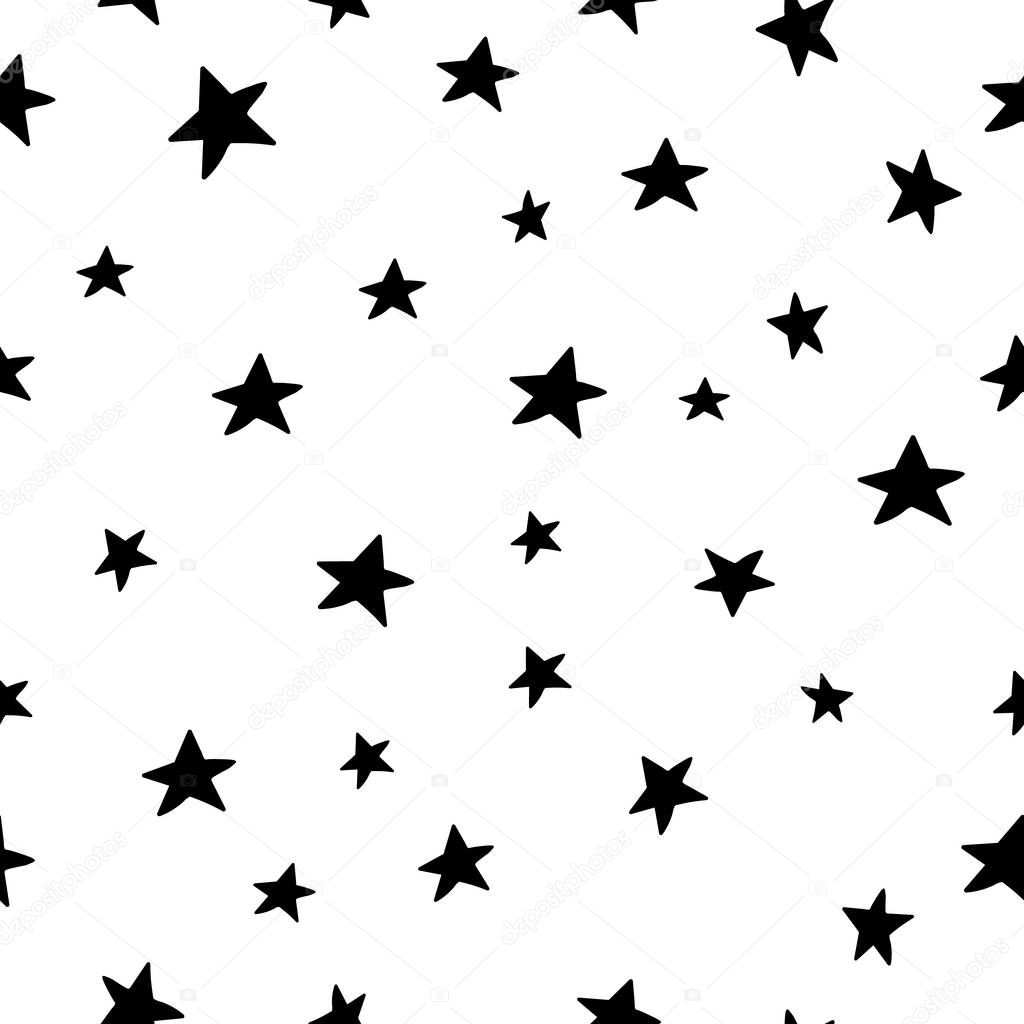 Modern beauty Geometric Star kids Pattern of space