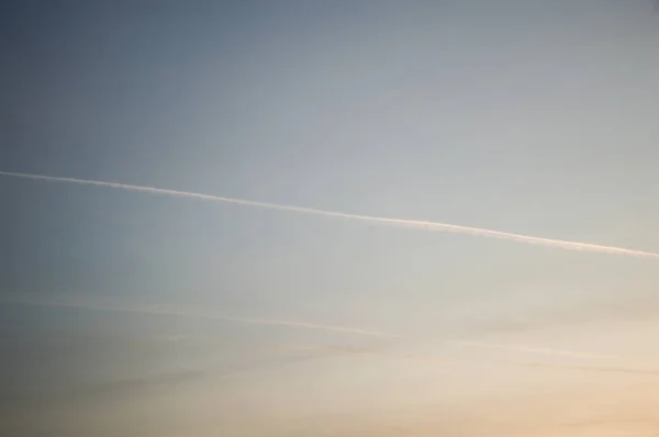 Drammatico Tramonto Cielo Con Nuvole — Foto Stock