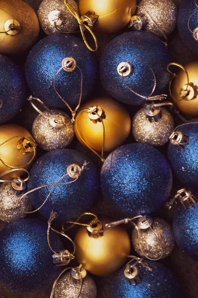 Abstrakter Hintergrund Mit Bunten Weihnachtskugeln — Stockfoto