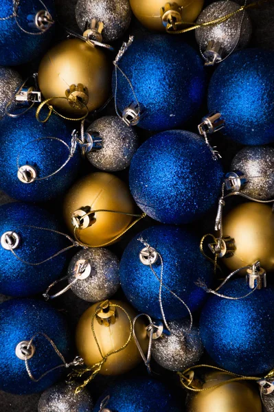 Abstrakter Hintergrund Mit Bunten Weihnachtskugeln — Stockfoto