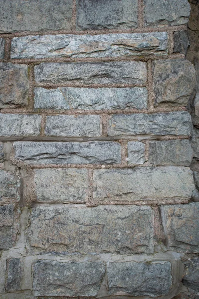 Alte Steinmauer Aus Steinen — Stockfoto