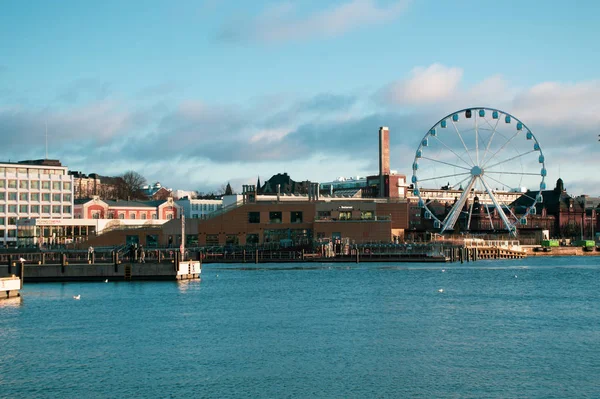 Porto Marítimo Cidade Europeia — Fotografia de Stock