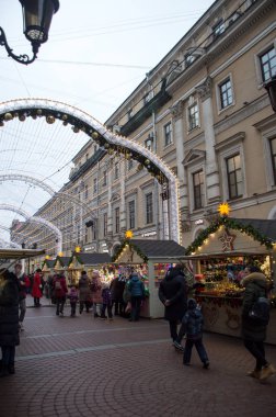 Şehir merkezinde Noel panayırı 