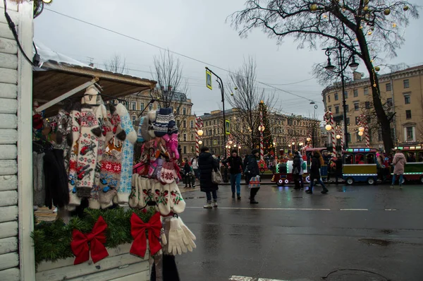 Christmas Fair Downtown — Stock Photo, Image