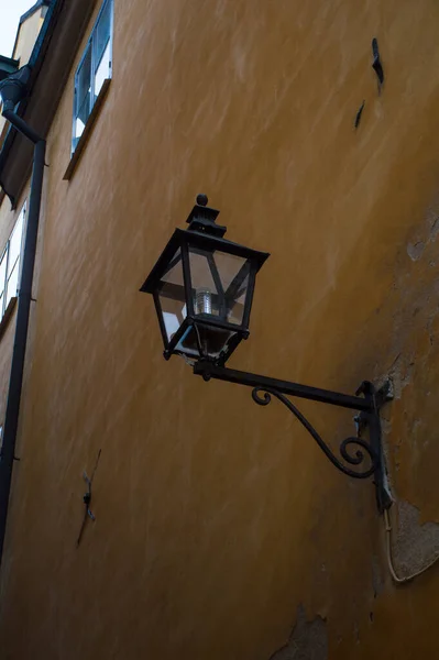 old street lamp in the europe city