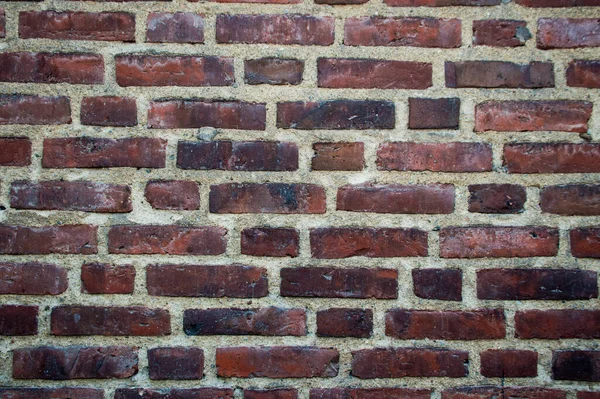 Rote Ziegelsteinwand Textur Hintergrund — Stockfoto