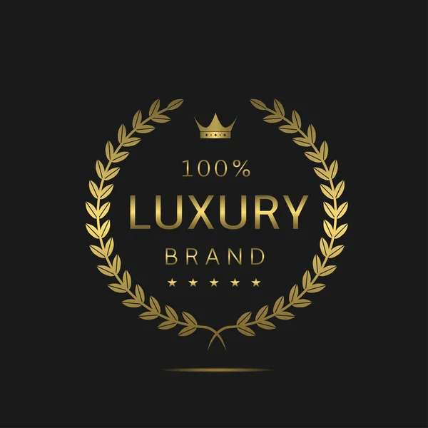 Luxury brand label — Stock Vector