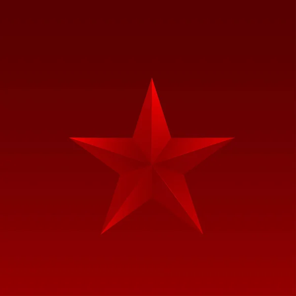Červené hvězdy logo — Stockový vektor