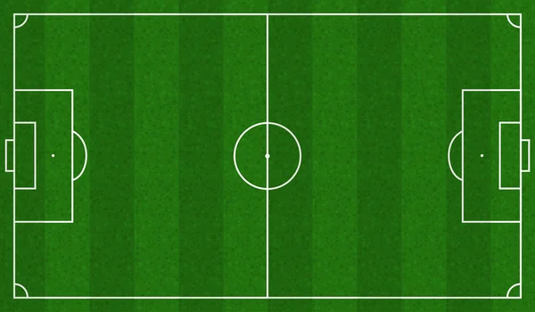 Схема футбольного поля — стоковый вектор
