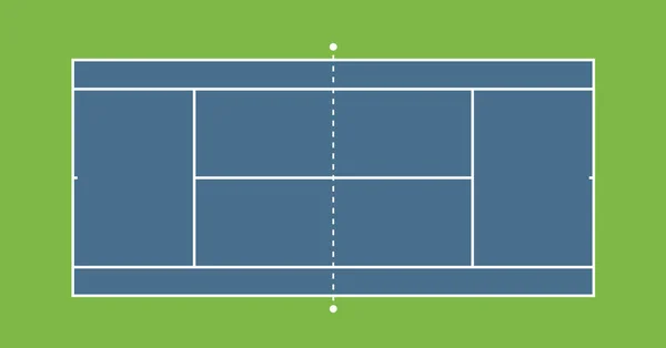 Pista de tenis ilustración Ilustración De Stock