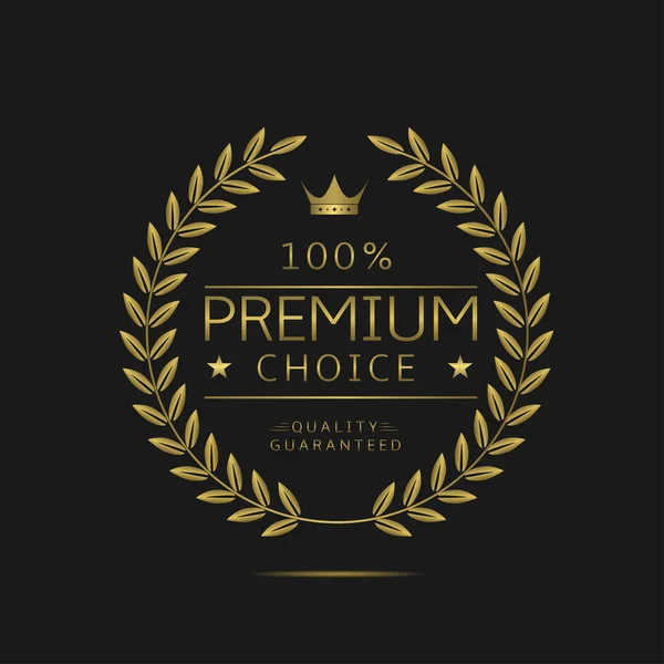 Premium seçim etiket — Stok Vektör
