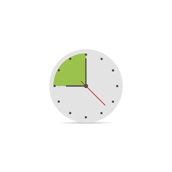 Ícone de relógio simples —  Vetores de Stock