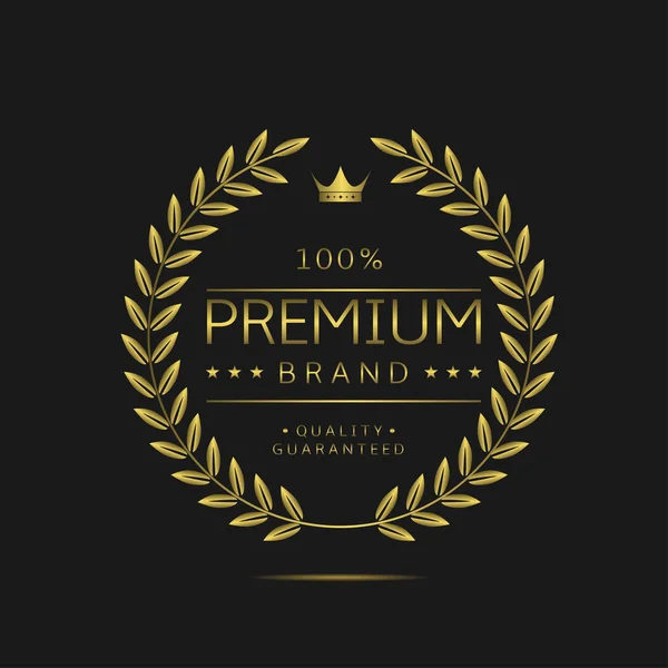 Etiqueta de marca Premium — Vector de stock