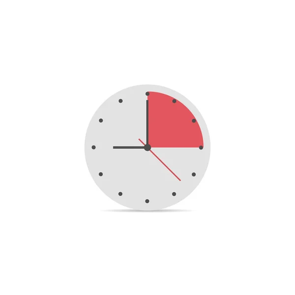 Eenvoudige horloge pictogram — Stockvector