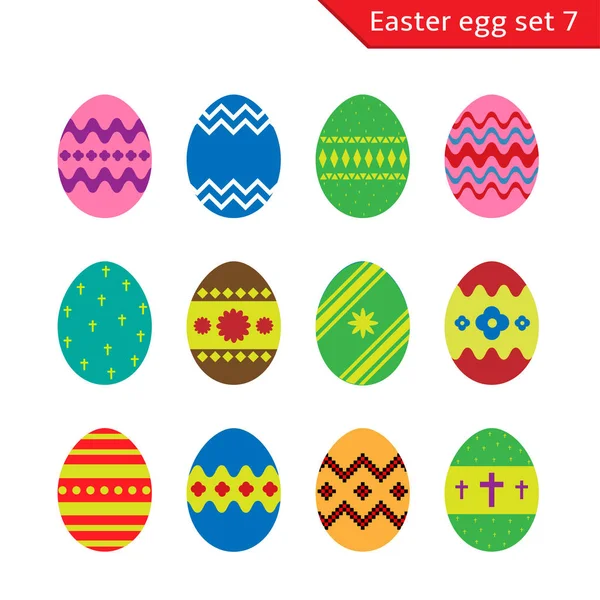 Easter eggs set — Stock Vector