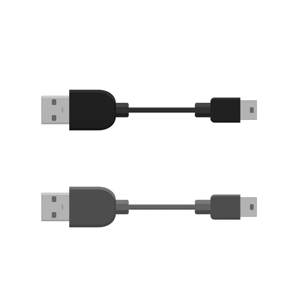 Кабели Micro USB — стоковый вектор