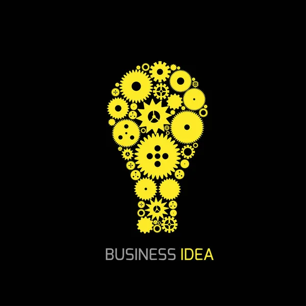 Концепция бизнес-идеи — стоковый вектор