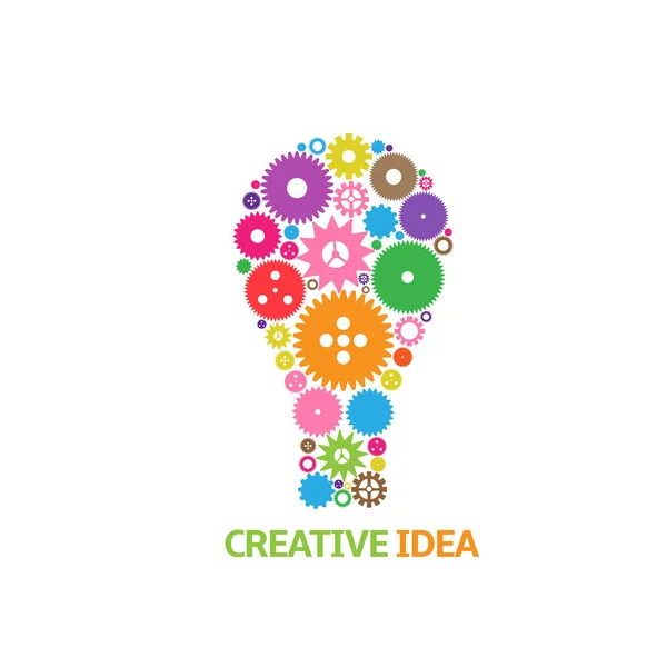 Símbolo idea creativa — Vector de stock