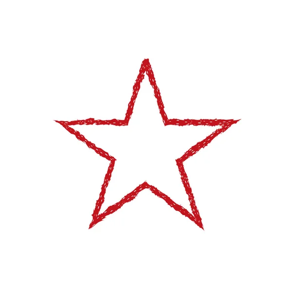 Kırmızı kan grunge yıldız — Stok Vektör