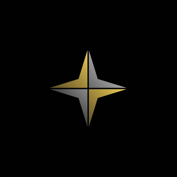 Kreuz-Logo-Symbol — Stockvektor