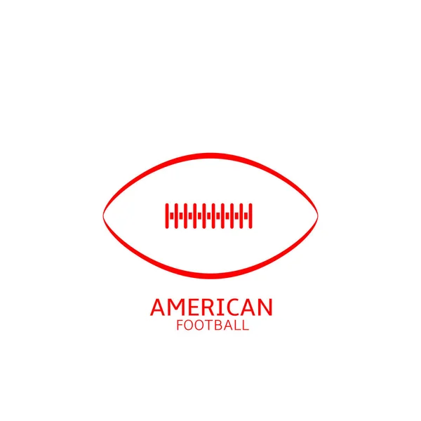 Amerikan futbol topu — Stok Vektör
