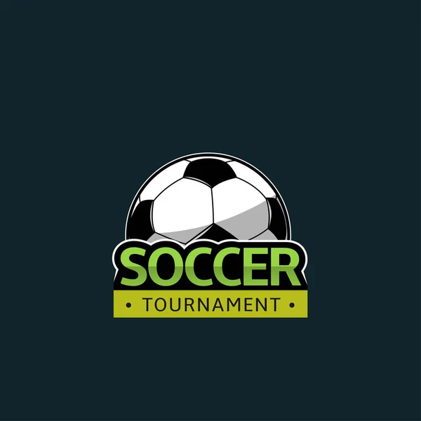 Fútbol torneo de fútbol — Vector de stock