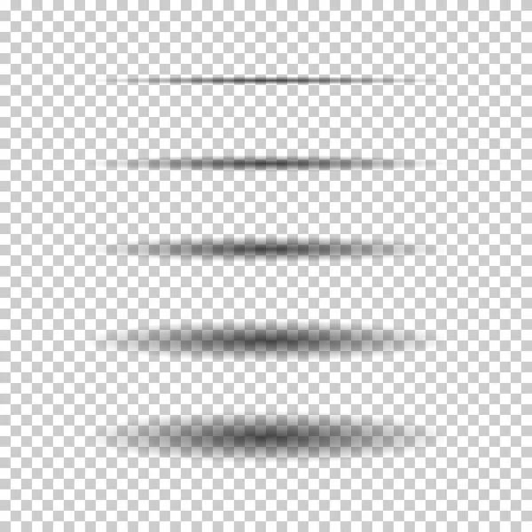 Ombre ovale transparente — Image vectorielle