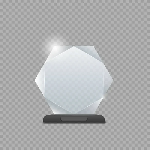 Trophée de verre — Image vectorielle