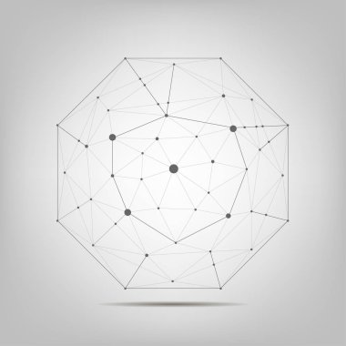 soyut çokgen şekli