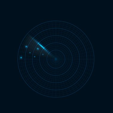 Gerçekçi radar illüstrasyon