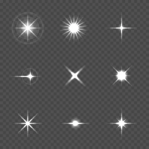 Star burst with sparkles — Stock Vector