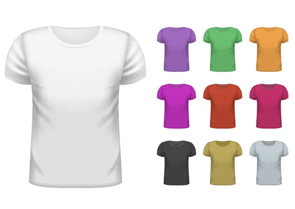 Mens short t-shirt set Stock Illustration