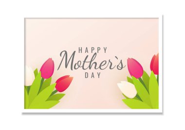 Anneler Günü teması üzerine Vektör İllüstrasyonu