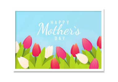 Anneler Günü teması üzerine Vektör İllüstrasyonu