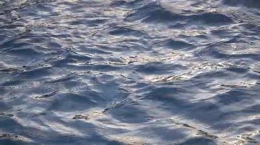 Dalgalı akşam denizi Kapatın