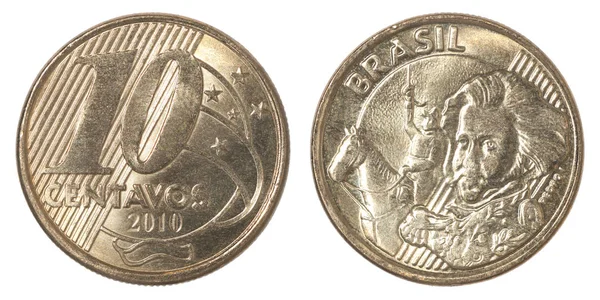 Brazil centavo érme — Stock Fotó